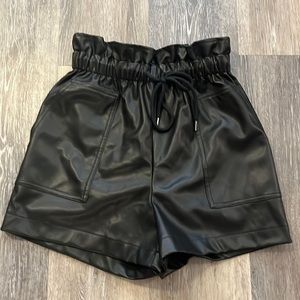 Urban Outfitter Faux Leather Shorts